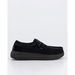 Hey Dude Wally Suede Black. Available at Platypus Shoes for $139.99