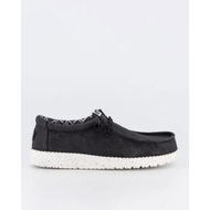 Detailed information about the product Hey Dude Wally Suede Black