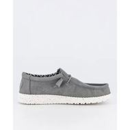 Detailed information about the product Hey Dude Wally Suede Light Grey