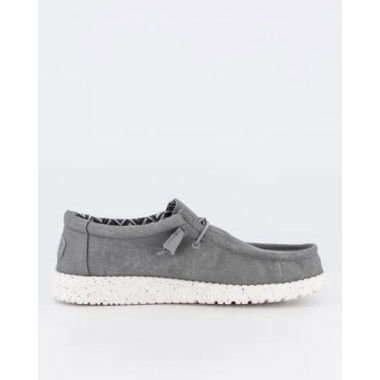 Hey Dude Wendy Stretch Canvas Light Grey