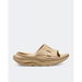 Hoka Ora Recovery Slide 3 Shifting Sand. Available at Platypus Shoes for $119.99