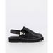 Itno Ruler Mule Black. Available at Platypus Shoes for $89.99