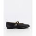 Itno Shimmer Ballet Flat Black. Available at Platypus Shoes for $79.99