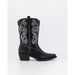 Itno Womens Miley Cowboy Boot Black. Available at Platypus Shoes for $69.99