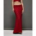 Jgr & Stn Fatale Maxi Skirt Deep Red. Available at Platypus Shoes for $69.99