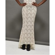 Detailed information about the product Jgr & Stn Freya Lace Maxi Skirt Off White