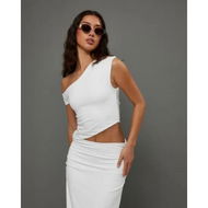 Detailed information about the product Jgr & Stn Kristy Asymmetrical Top White