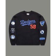 Detailed information about the product Majestic La Dodgers Sweatshirt Black