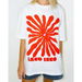 Maku The Label Lago Iseo Oversized Tee White. Available at Platypus Shoes for $69.99