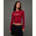 Motel Rocks Amabon Long Sleeve Top Adrenaline Red Ladylike. Available at Platypus Shoes for $89.99