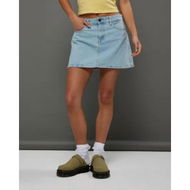 Detailed information about the product Motel Rocks Mini A-line Denim Skirt Blue Bleach