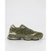 New Balance 9060 Dark Olivine. Available at Platypus Shoes for $229.99