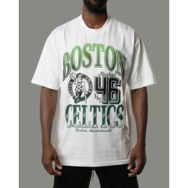 New Era Boston Celtics Tee White