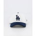 New Era La Dodgers 9forty A-frame Cap Optic White | Oceanside Blue. Available at Platypus Shoes for $49.99