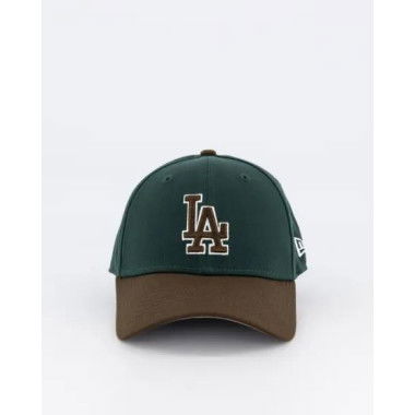 New Era La Dodgers Cap Dark Green Walnut White