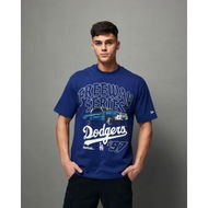 Detailed information about the product New Era La Dodgers Oversized Tee Dk Blue