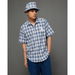 New Era La Dodgers Plaid Shirt Blue Plaid. Available at Platypus Shoes for $119.99