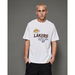 New Era La Lakers Tee White. Available at Platypus Shoes for $19.99