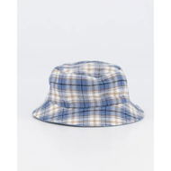 Detailed information about the product New Era New Era Denim Plaid Reversible Bucket Hat Mid Washed Denim