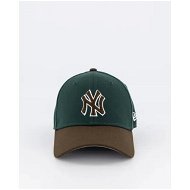 Detailed information about the product New Era Ny Yankees Cap Dark Green Walnut White