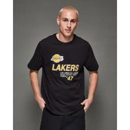 Detailed information about the product New Era Regular Fit T-shirt La Lakers 1 Black