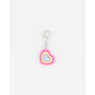 Detailed information about the product Platypus Accessories Coloured Hearts Shoe Charm Multi