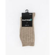 Detailed information about the product Platypus Socks Platypus Rib Socks Brown