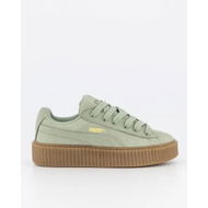 Detailed information about the product Puma Fenty X Puma Creeper Phatty Creeper Phatty Nubuck Green Fog-puma Gold-gum