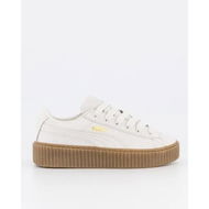 Detailed information about the product Puma Fenty X Puma Creeper Phatty Creeper Phatty Nubuck Warm White-puma Gold-gum