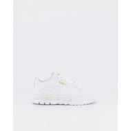 Detailed information about the product Puma Kids Mayze Leather Sneaker Puma White-puma Team Gold