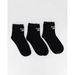 Reebok Reebok Core Ankle Socks 3pk Black. Available at Platypus Shoes for $24.99