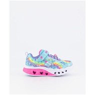 Detailed information about the product Skechers Kids S Lights: Flutter Heart - Grrovy Swirl Turquoise
