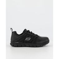 Detailed information about the product Skechers Womens Work Relaxed Fit: Sure Track - Erath Slip Resistant Black