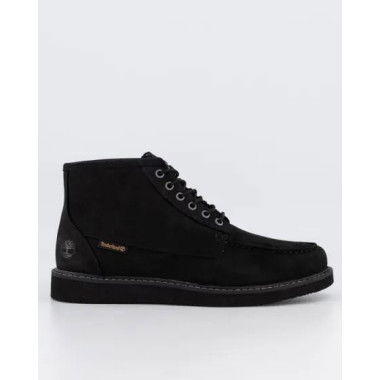 Timberland Mens Newmarket Mid Lace-up Chukka Boot Black Nubuck