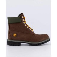 Detailed information about the product Timberland Mens Premium 6-inch Waterproof Boots Dark Brown Nubuck