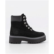 Detailed information about the product Timberland Womens Stone Street 6-inch Waterproof Platform Black Nubuck
