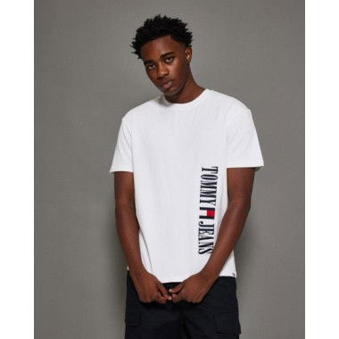 Tommy Hilfiger Archive Logo Brushed Tee White