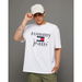 Tommy Hilfiger Logo Oversized Tee White. Available at Platypus Shoes for $79.99