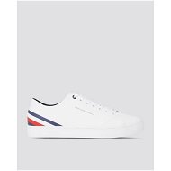 Detailed information about the product Tommy Hilfiger Mens Signature Tape Lace-up Trainers White