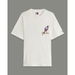 Tommy Hilfiger Relaxed Novelty Tee Ecru. Available at Platypus Shoes for $79.99