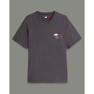 Tommy Hilfiger Relaxed Novelty Tee Washed Black