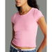 Tommy Hilfiger Slim Rib Tee Pink Crush. Available at Platypus Shoes for $59.99