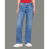 Detailed information about the product Tommy Hilfiger Sophie Low Rise Straight Faded Jeans Denim Medium