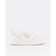 Detailed information about the product Tommy Hilfiger Womens Retro Leather Mirror Trainers Ecru