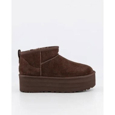 Ugg Womens Classic Ultra Mini Platform Burnt Cedar