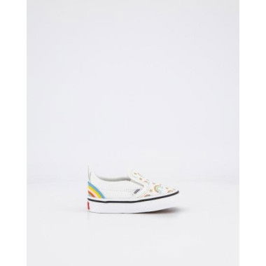 Vans Toddler Classic Slip-on V Rad Rainbow True White