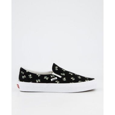 Vans Womens Classic Slip-ons Floral Black