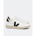 Veja Mens V-10 Leather Extra-white_black. Available at Platypus Shoes for $249.99