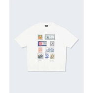 Detailed information about the product Zanerobe Stamps Lounge Tee Vintage White