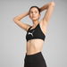 4KEEPS CLOUDSPUN Bra in Black/Big Cat, Size XS, Polyester/Elastane by PUMA. Available at Puma for $40.00